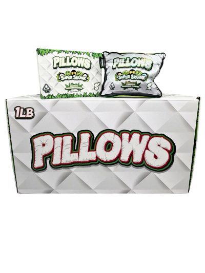 PILLOWS V2 $115.00–$1,850.00 Cash Price: $1750 / Pound Authentic Product •Type: Premium Indoor Flower •Each Pillow comes in half ounce (14 grams) •Includes Rolling Papers and a Pillows Sticker •Available in 32x Flavors